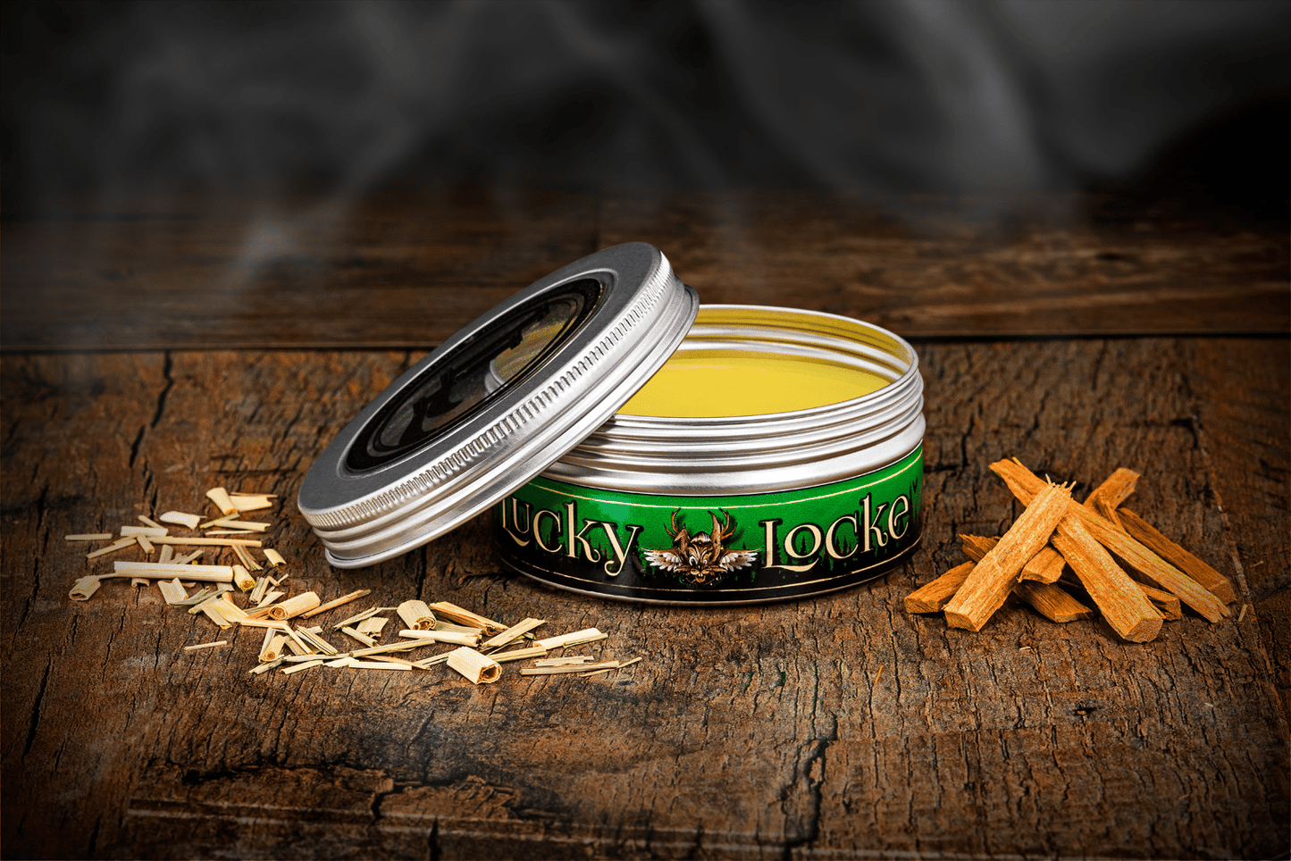 Lucky Locke Green "Lemon Wood" - Medium Hold Pomade